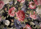 Forwall Fototapete Blumen Pfingstrosen rot Rosen Romantisch Retro Wohnzimmer Schlafzimmer Vlies Tapete Wandtapete UV-Beständig Hohe Auflösung Montagefertig (13545, VEXXL (312x219 cm) 3 Bahnen)