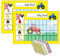 kids2learn Potty Training Reward Chart & Toilet Training Star Chart for Toddlers (TWIN PACK) with 270 Star Stickers Tractor Themed