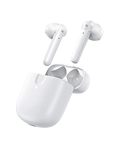 UGREEN HiTune T2 Kabellos Kopfhörer mit 60ms Niedrige Latenz, 14.2mm Leistungsstarkes Treiber, 4 Mikrofone ENC für Klareren Anruf, Bluetooth Kopfhörer mit Normal- & Gaming-Modus (Weiß)