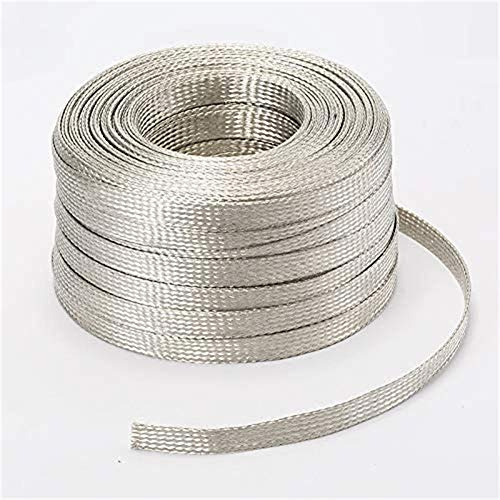 Verzinntes Kupfer geflochtener Erdungsdraht, Breite: 4 mm, Dicke: 1,0 mm Länge: 10 m