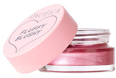 Pacifica Fluffy Blushy Cream Blush – Face Makeup Rose Pink Whipped Make Up Color, Airy Mousse Formula, Buildable Natural Flush, Hydrating Vegan Collagen, Cruelty-Free