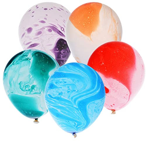 Party Time Marmorierte Luftballons (5 STK.)