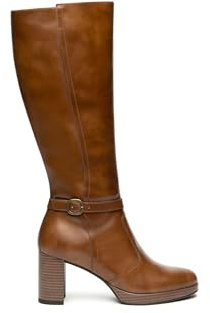 Nero Giardini I514621D Stivali Donna in Pelle - Cuoio 40 EU