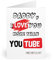 Father's Day Card - 'I Love You More Than YouTube' - Cute Greeting Card for Dad