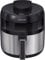 Sencor Friggitrice ad Aria Air Fryer, Capacità di 5L, 1500W, Sistema di Friggere senza Olio, Tecnologia di Circolazione d'Aria Veloce, Display a LED, Controllo Tattile, 8 Programmi Preimpostati, Nero