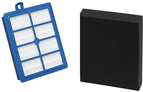 Sparesbarn USK11 - Kit de filtres Performance - Compatible avec AEG LX7 LX8 LX9 VX6 VX7 VX8 VX9 Ultraflex Electrolux EFH12 9001677112, filtre à poussière fine et kit de filtres AEF12