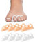 OSUWLSI 4pcs Raddrizza Dita dei Piedi, Cuscinetti a Sollievo per Sovrapposizione Toes Separates-Dita Incrociate e più & di Dita a Martello & Toe Artiglio Alluce Valgo Correttore