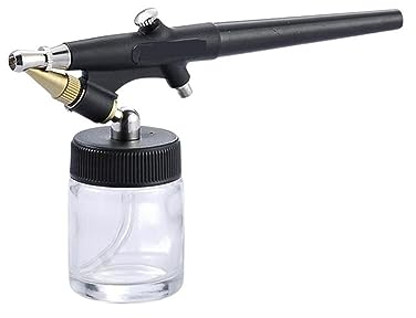 Spray paint gun Airbrush Set Model Coloring Painting Small Spray Gun With Gas Tube And Two Paint Bottles Spray Paint Tool Kits (Color : M5 Interface, Size : 1)