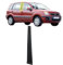 Panneau de garniture de colonne de porte avant droite pour Ford Fusion 2002 à 2012 avec éponge et anneau à pression, 1473666 7N11N20898 1690268