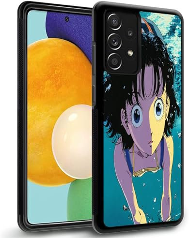 Xioolia Phone Case for Samsung Galaxy A6 A60 A7 A71 A72 A73 A8 A8+ A9 A90 A91 4G/5G with Anime-AC5 Black TPU Rubber Protection Case