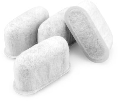 Water Filter Replacement Parts Fit for Delonghi Espresso Machine Parts Carbon Filter, Charcoal Water Filters Replace 7313285779, 4PCS