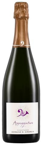 Domaine B. Girardin Champagne Brut Appoggiature Cuvèe - 750ml, Uve Chardonnay, Meunier e Pinot Noir, Note Fruttate e Floreali con Freschezza e Finale Morbido (1 Bottiglia, Appoggiature)