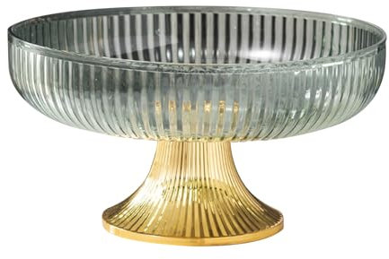 Hapivida Fruit Bowls, Multifunctional Fruit Basket Plastic Fruits Serving Bowl, Decorative Fruit Dessert Snack Bowl for Kitchen Counter Decor (Fruit Green)