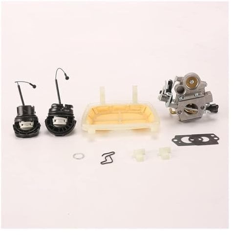 Engine Carb For S&tihl MS171 MS181 MS211 MS201 MS 171 181 201 211 Chainsaw Carburetor Air Filter Fuel Oil Cap Pawl Dog Kit Fit Carburetor Carb