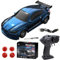 KBIBCK Mini RC Drift Car - Coche teledirigido 1:64, 2,4 GHz, 4 WD, coche de juguete con luz para niños, niñas y adultos, regalo azul