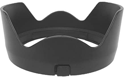 EF 50 mm f/1.8 Gegenlichtblende, ES-68 kompatibler Blumenschirm – ABS-Kunststoffhaube für verbesserten Kontrast und Objektivschutz (schwarz)