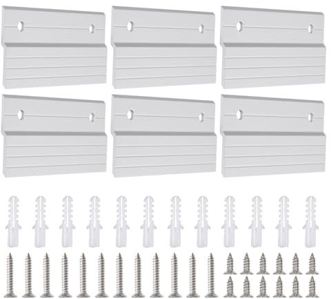 CHGCRAFT 3 Paare 4 Zoll French Cleat Bildaufhänger Aluminium Z Bar Klammern Heavy Duty Bildaufhänger für Whiteboard Fotos Spiegel Home Office Dekoration