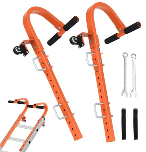 Deckenhakenleiterbefestigung, Leiter-Stabilisator mit hoher Härte, multifunktionaler Leiter-Deckenhaken mit Rad für