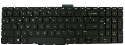 fqparts Teclado de Laptop para For HP 250 G6 Black UK English Layout