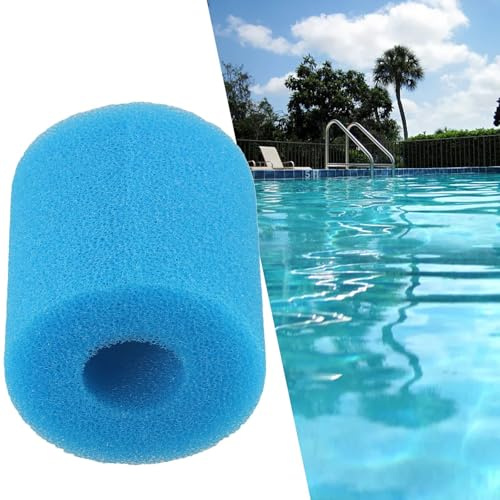 HomeVortex Cartouche éponge en mousse de rechange de type I II VI D pour filtre de piscine Intex série réutilisable et lavable pour nettoyage de l'eau d'été (I)