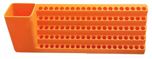 kivrimlarv Screw Driver Organizer - Bit Storage Rack - Wall Mounted Screwdriver Bit Organizer for Home, Mechanic, Workshop, Construction, Electrician, Garage, Carpentry, Basement