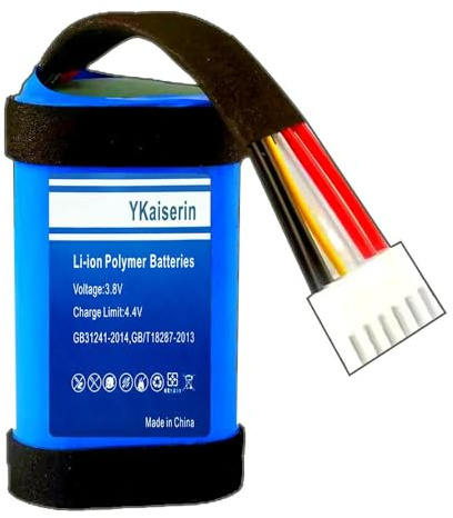 10328A Haute Durabilité 8200mAh Compatible avec batterie de haut-parleur JBL Charge 5, kit de réparation avec outils 0 cycle haute capacité