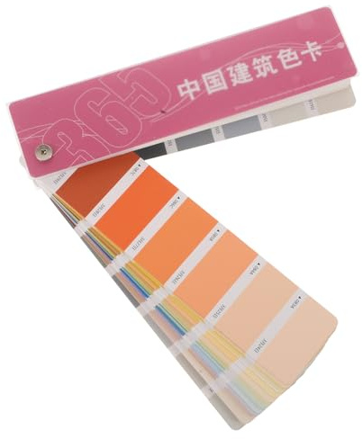 Alipis Nuancier Peinture Colorimetrie Eventail Couleur 1 Jeu, 18x4.5cm