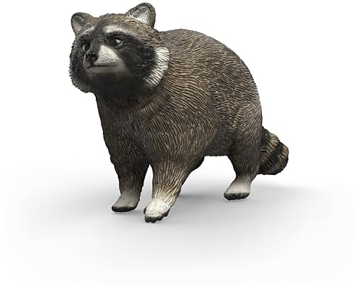 schleich WILD Life | Waschbär 14937 | Spielfigur ab 3 Jahren | 7 x 2 x 4 cm | detailgetreue Tierfiguren | detailgetreue Tierfigur | Geschenk für Jungen und Mädchen