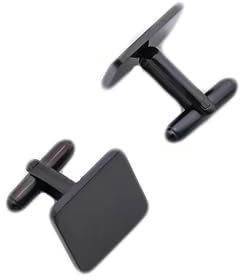 BWDHJLEY Manschettenknöpfe Quadratisch, Manschettenknöpfe für Männer Titan Cufflinks für Bräutigam Trauzeuge