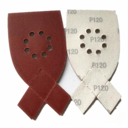 GDLPZM Lot de 50 feuilles abrasives pour ponceuse Black & Decker KA220G KA230