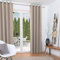 Beautissu 2er Set Verdunklungsvorhang Blickdicht 140x245 cm Sand – Ösen Vorhänge Set Blackout – Ösenschal Gardine Set Blackout – Lange Fenster Vorhänge Wohnzimmer, Schlafzimmer - Amelie BO