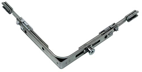 Roto Eckumlenkung 1017 mit 1x Pilzkopf Schließzapfen, 170x170mm incl. SN-TEC Montagematerial