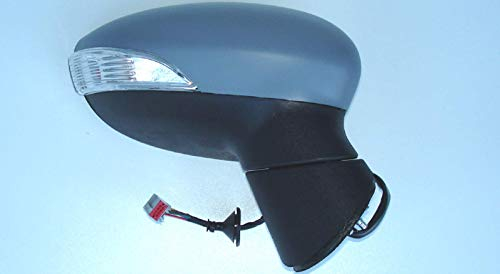 Spiegel Aussenspiegel Pro!Carpentis kompatibel mit Fiesta VI Baujahr ab10/2008 rechts elektrisch verstellbar Stecker 6 Pins lackierbares Gehäuse