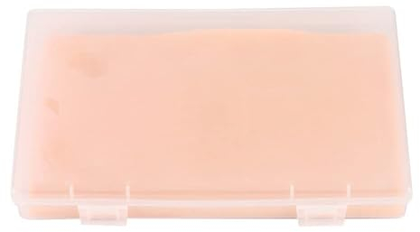 Naht-Trainingspad, rutschfestes, wiederverwendbares Silikon-Hautnaht-Trainingspad, Trauma-Nahtpad-Hautmodell für das Übungstraining von Schülern