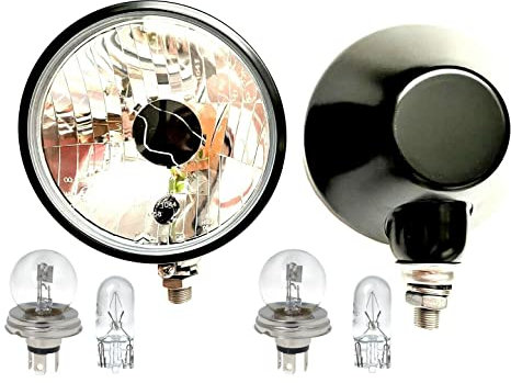 MelTruck® 2 faros principales H4 R2 Zetor con luz de posición, bombillas R2 12 V