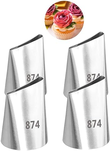 XIRUJNFD 874 spritztüllen groß spritztüllen Set spritztülle tortendeko Kekse backen zubehör backzubehör für torten Torten Kuchen Dekorieren (4pcs)