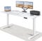 Desktronic HomePro Höhenverstellbarer Schreibtisch 200 × 80 cm – Elektrischer Schreibtisch Mit Zwei Elektrischen Motoren, Touchscreen-Steuerung und Integrierten USB-A- und USB-C-Ladeanschlüssen