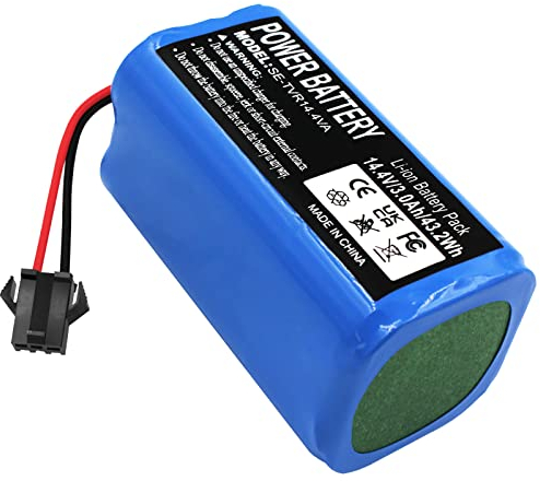 Akku für Staubsauger 3000mAh 14,4V Li-Ion für Tesvor V300 X583 X580R SUN-INTE-273 Simum 6 für CMICR18650F8M7-4S1P