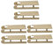 6 STK Kleinkindspielzeug Mini-Schlitten-Ornament Kinderspielzeug Dekor Spielset aus Holz Mini-Holzschlitten Mini-Weihnachtsschlitten Weihnachten schmücken Suite Möbel Urlaub Bambus