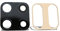 IS-TECK Lentille de rechange en verre pour appareil photo Xiaomi Redmi Note 9 Pro & Poco M2 Pro avec kit de colle