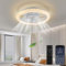 Sararoom 48cm LED Ceiling Fan with Lights, 3 Color Temperature Ceiling Lights with Remote & APP Control, 6 Speeds, Timing, Stepless Dimming Electric Fan Lamp for Living Room Bedroom Home