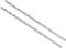 CoCud Barrenas Helicoidales de Acero de Alta Velocidad Extra Largas, Diámetro de 7 mm y Longitud de 250 mm, Barrena Helicoidal Recta, Para Metal, 2 Piezas