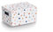 Zeller 14474 Aufbewahrungsbox Dots, recycelter Karton, ca. 18 x 25 x 13 cm