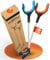 Angooni Lot de 2 pinces de préhension rotatives pour personnes âgées et enfants - Pince de préhension durable améliorée pour déchets - 81 cm