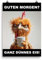 Morgenmuffel Tiere - Huhn | Guten Morgen? Ganz dünnes Eis! | Witziges und lustiges Tier-Statement und Motiv | Poster & Kunstdrucke für die Küche | Wand-Bild, ungerahmt