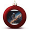 Weihnachtskugel-Ornamente, Astronaut fliegt im Weltraum, bedruckte Weihnachtskugeln, hängende Weihnachtskugeln, Halloween-Deko-Kugeln