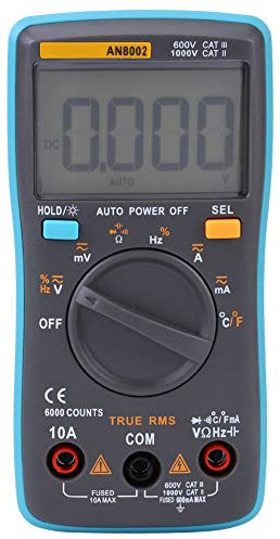 AN8002 True RMS Digital Multimeter 6000 Zählt Spannung Ohm T Meter für Voltmeter Ohmmeter Volt Ohm Meter Testen