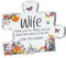 Wife Gifts Anniversary - Important Piece - Acrylic Jigsaw Puzzle Plaque Keepsake Gift for Wifey, 100mm x 100mm Valentines Birthday Present from Husband Partner