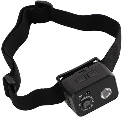 Action Kamera Kopf Halterung Nachtlicht 1080P 2,0 M CMOS Sensor 128GB Tragbare Led Scheinwerfer Kamera Camping Outdoor Lesen