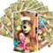 50Pcs Masha Bolsas para Fiestas de Cumpleaños,Masha Bolsas Chuches,Bolsas de Regalo Masha,para Decoración de Fiestas de Cumpleaños Infantiles